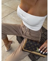 LOGOWANY TOP ▪️ecru