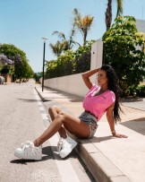 T▪️SHIRT dekatyzowany RÓŻOWA