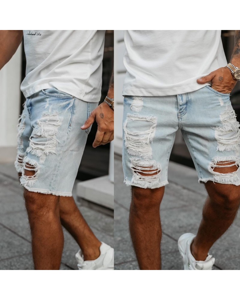 MĘSKIE SPODENKI OLV ▪️jeans