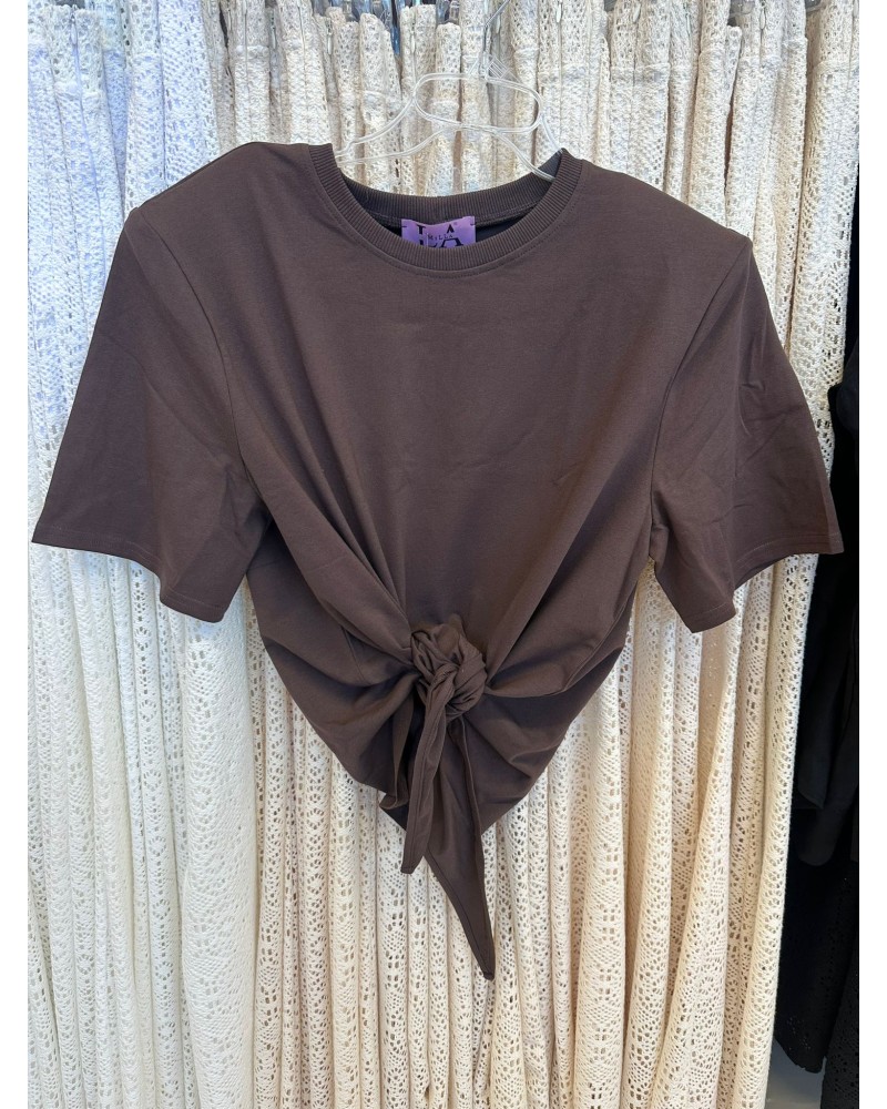 KOSZULKA CHIC GŁADKA  Z WIĄZANIEM ▪️