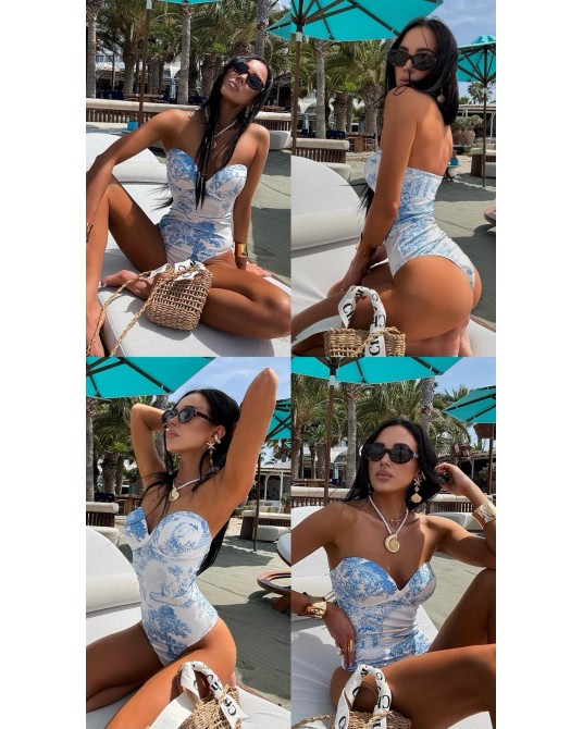 BODY KOSTIUM NIEBIESKIE  ▪️DIORR