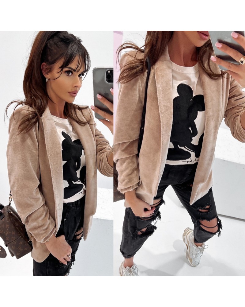 MARYNARKA CLASSY BEŻOWA 