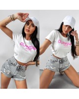 BLUZKA WISPHER PRZYLEGAJĄCA ▪️BIAŁA