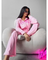 KOMPLET WELUR ▪️różowy