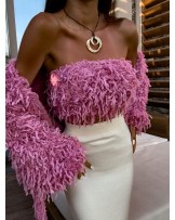 BLUZKA KIMONO ▪️różowa