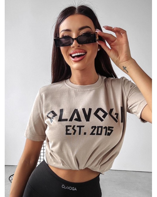 T▪️SHIRT GRECOS ▪️beżowy