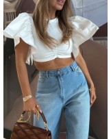 BLUZKA Z FALBANAMI ▪️