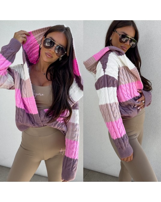 SWETER BOMBERKA ▪️różowy