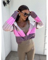 SWETER BOMBERKA ▪️różowy