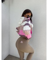 SWETER BOMBERKA ▪️różowy