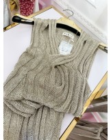 ZŁOTY KOMPLET Z SPÓDNICA ▪️GOLD 