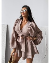 MUŚLINOWY KOMPLET ▪️beżowy