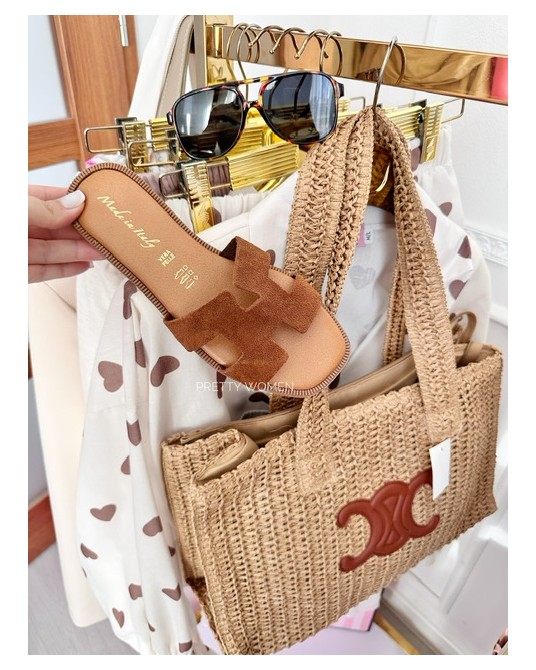 DUŻA TORBA SUMMER ▪️BRĄZ CELINE