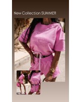 KOMPLET CASUAL URAN ▪️różowy