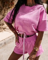 KOMPLET CASUAL URAN ▪️różowy