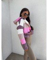 SWETER BOMBERKA ▪️różowy