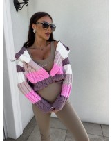 SWETER BOMBERKA ▪️różowy