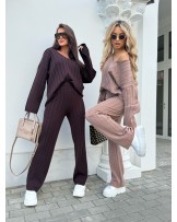 SWETERKOWY KOMPLET CANY MOKKA ▪️