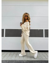 SWETERKOWY KOMPLET CANY   ▪️jasny beż