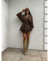 CZEKOLADOWY KARDIGAN ▪️