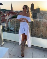 SKÓRZANE GLADIATORKI SKÓRA ▪️Cappucino